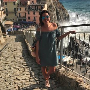 Lulu’s off shoulder dress